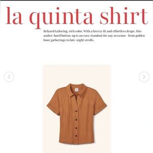 NIB Cabi La Quinta Shirt